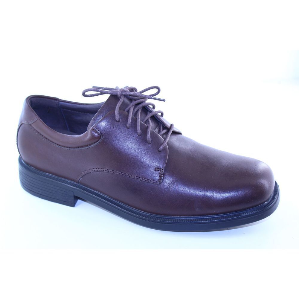 Rockport Margin Brown Leather Lace Up Oxfords 11 M
